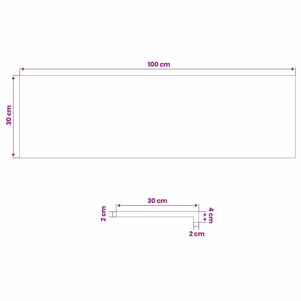 Tappeti per scale 20 pz 100 x 30 x 2 cm Vernice 3446505