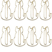 Clips per carta 12 in un pacchetto - Clips per carta metalliche - Sostenibili - Clip per fogli/clip per lettere - Organizzazione di fogli - Leggeri - Clip per legatura