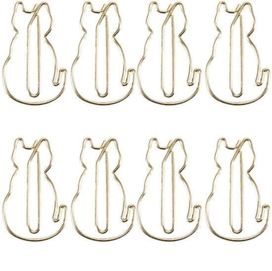 Clips per carta 12 in un pacchetto - Clips per carta metalliche - Sostenibili - Clip per fogli/clip per lettere - Organizzazione di fogli - Leggeri - Clip per legatura