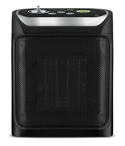 Rowenta SO9266 Mini Excel Eco Safe Termoventilatore Ceramico 2000W 2 Livelli Risparmio Energetico 50 dB per ambienti fino a 35 m² colore Nero