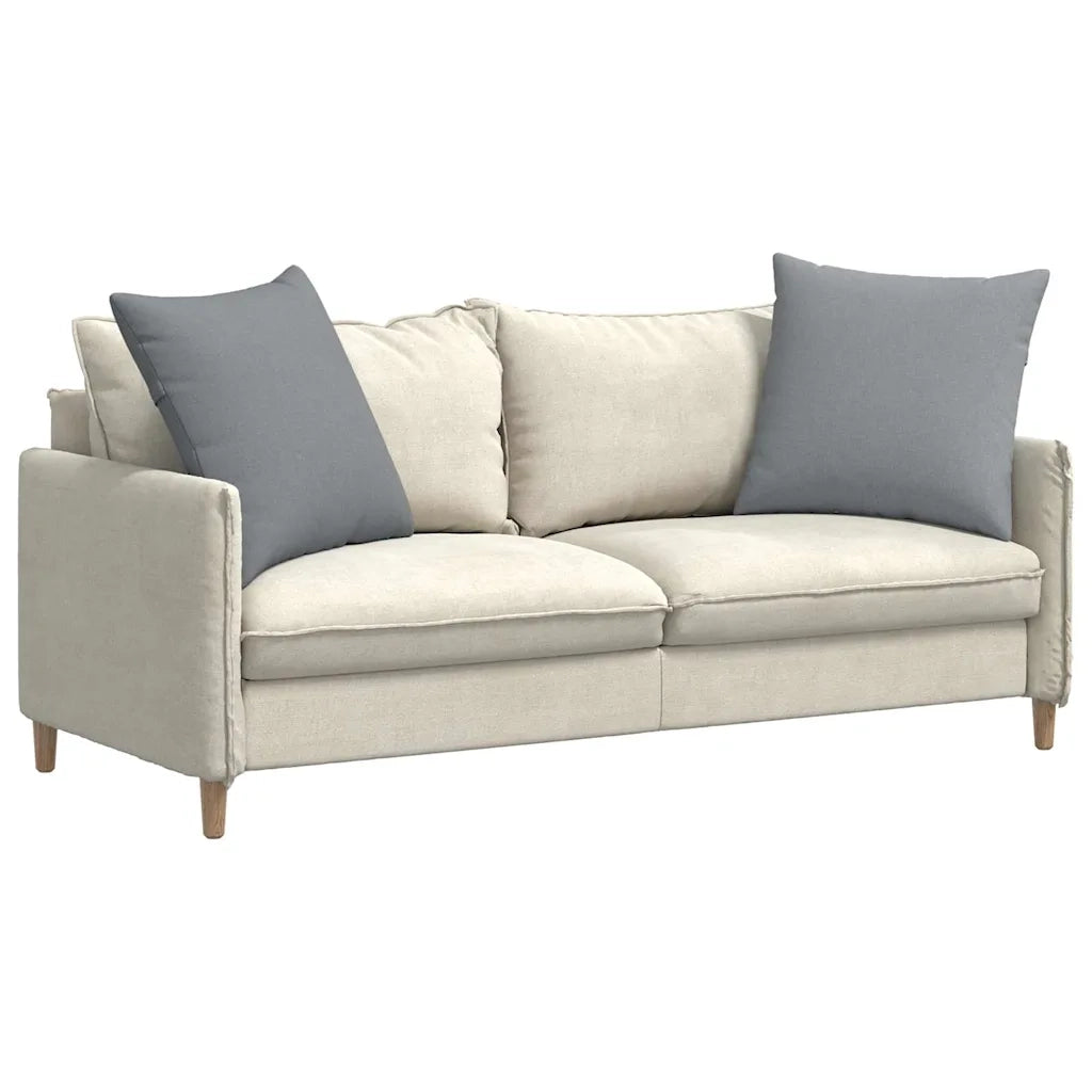 Cuscini da Divano 2 pcs Grigio chiaro 60 x 60 cm Tessuto 42013997