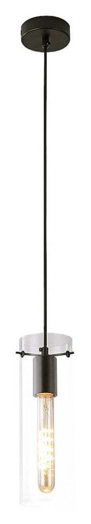 Lampada a sospensione Rabalux Acantha nera E27 Ø9cm