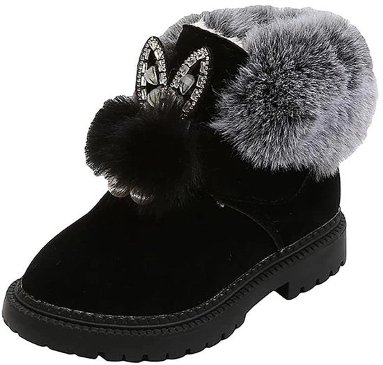 Stivali da Neve per Bambine - Forma di Coniglio - Casual/Moda - Bocca Rotonda - Suede/Cuoio - Per Bambini di Età Prescolare - Stivali per Bambini