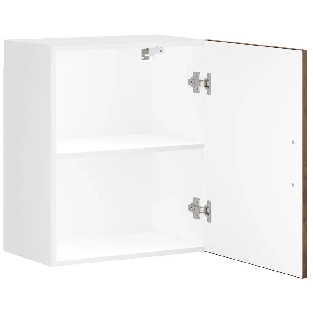 Pensile da Cucina-Mobile Cucina da Parete Porto Rovere Fumo in Legno Multistrato 896011