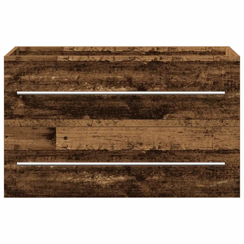 Mobile Lavabo | Armadio per Lavabo da Bagno 2 pz 80 x 38,5 x 48 cm