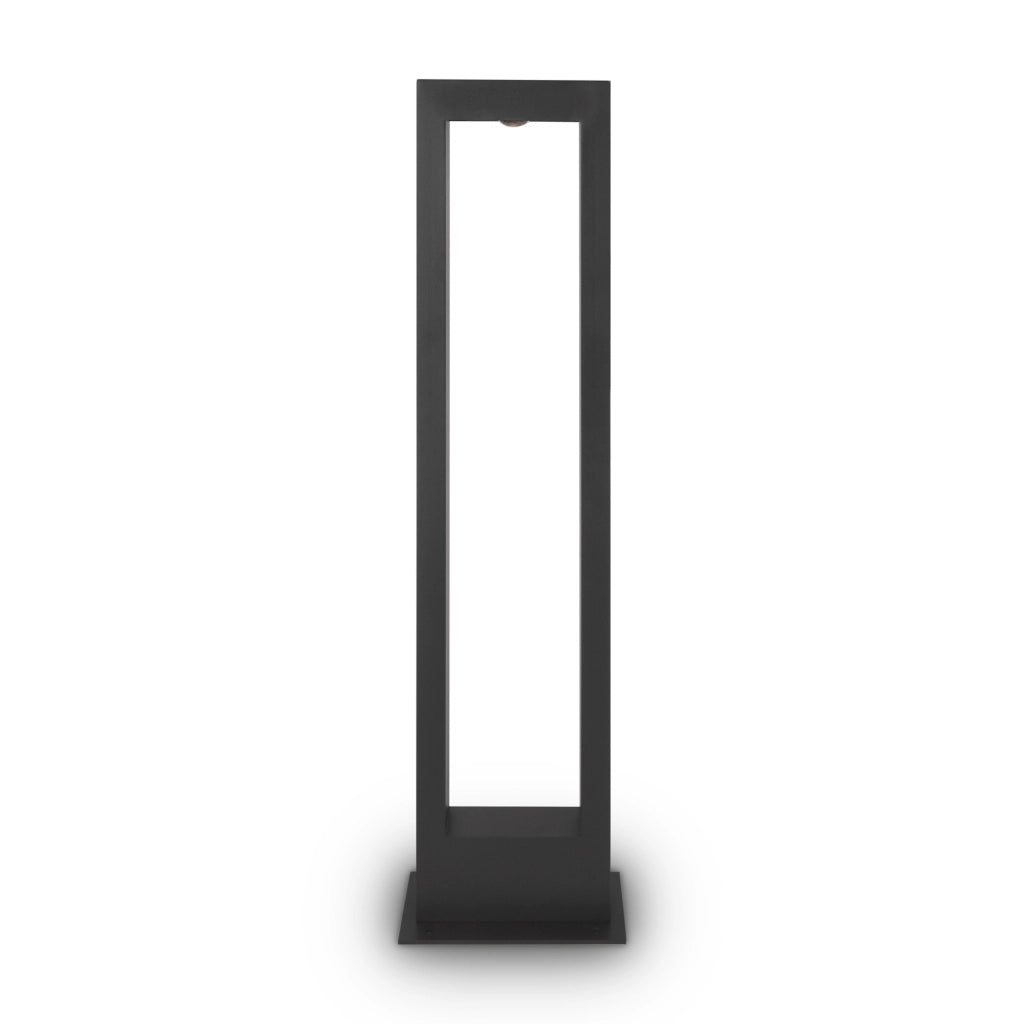 Lampada Da Terra Moderna Per Esterno Metallo Grafite Luce Led 10W Ip65