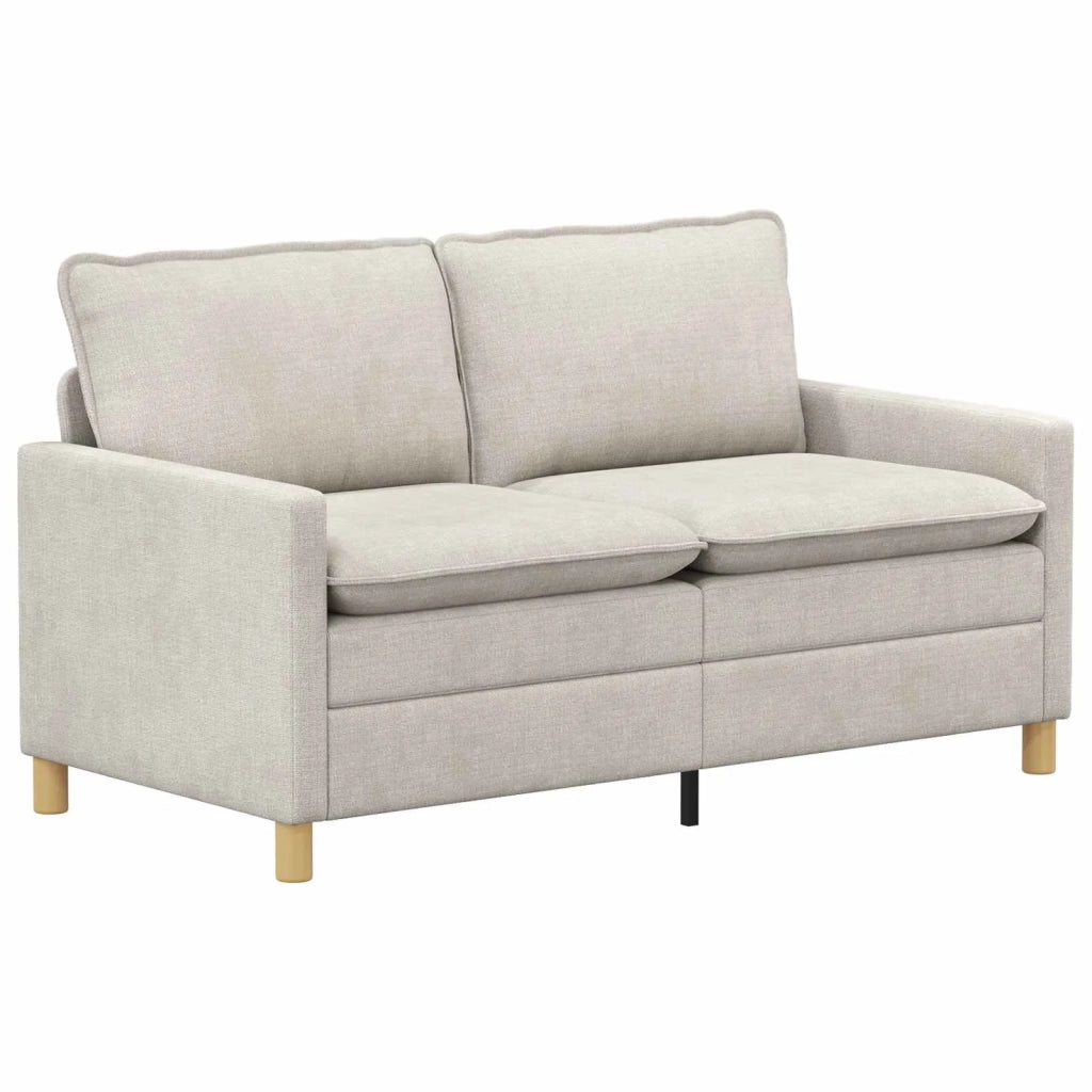 Set di divani 2 pcs Crema Poliestere 3417088