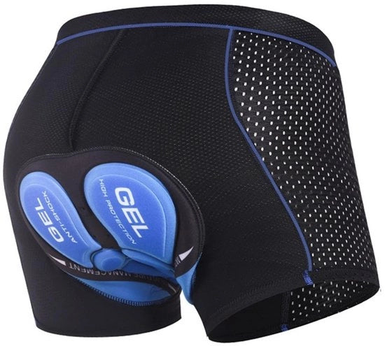 Cycloshort 3D-gel imbottito - Rapido assorbimento - Respirante - Antiscivolo - Leggero - Comodo per MTB - Shorts da bicicletta