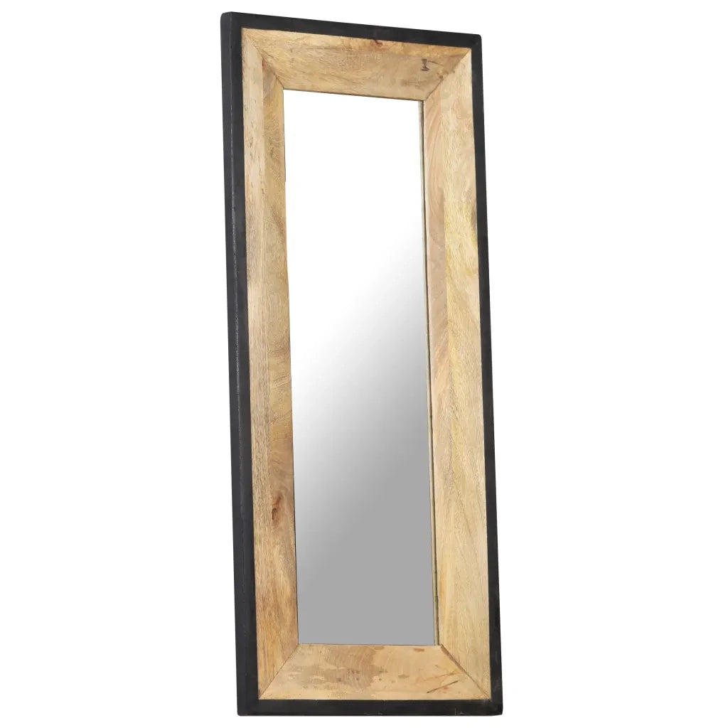 Specchio 110x50 cm in Legno Massello di Mango 321631