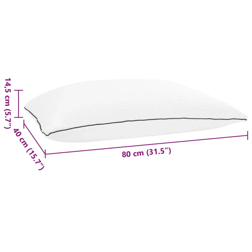 Cuscino Shread Bianco 80 x 40 x 14,5 cm Schiuma Memory 42020222
