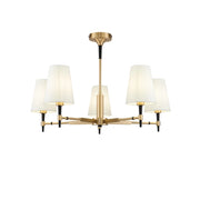 Lampadario House in Metallo Zaragoza Ottone