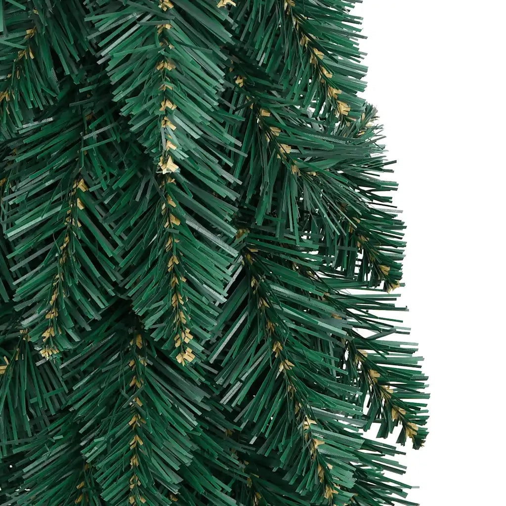 Albero di Natale Artificiale Preilluminato-Albero Natalizio con 45 LED 90 cm