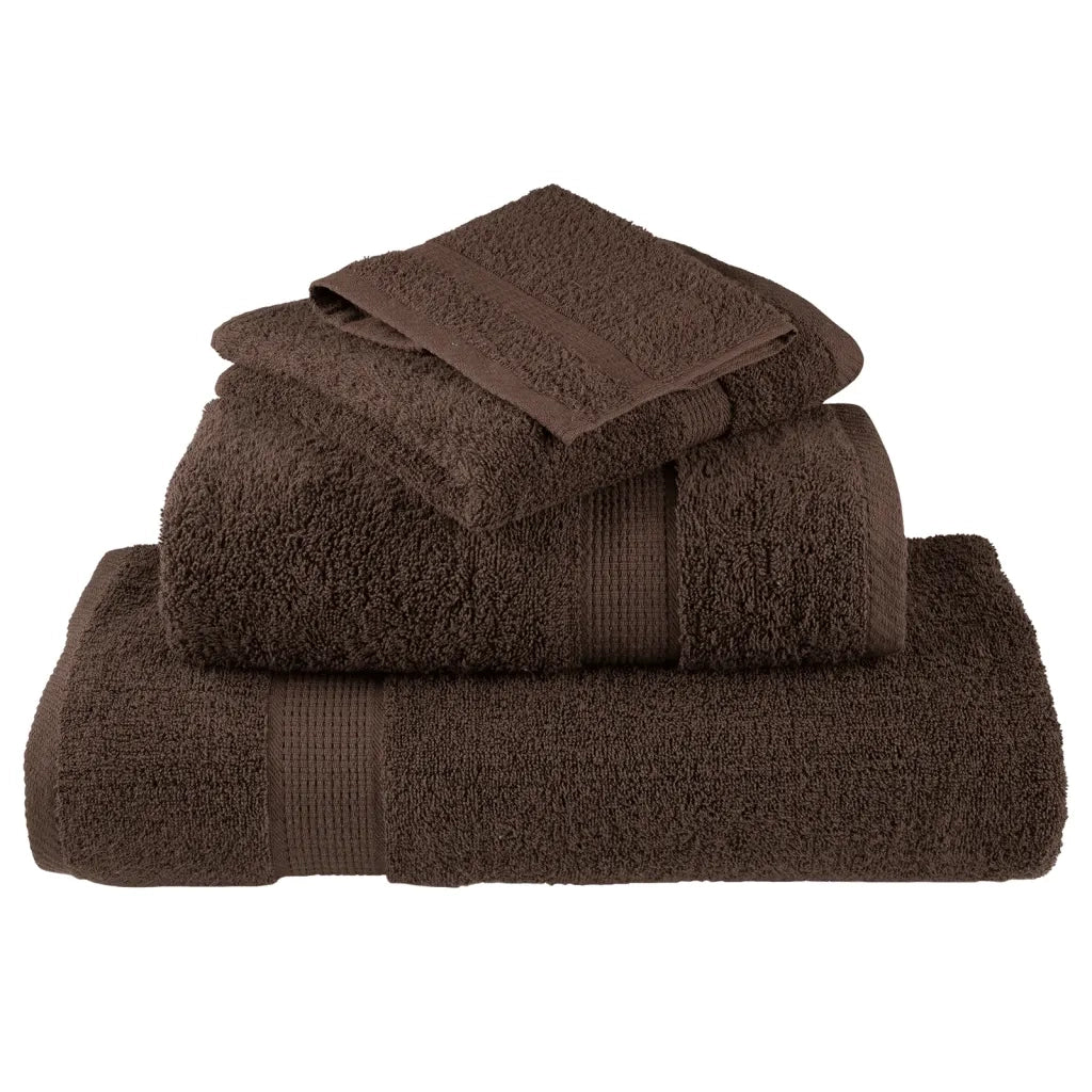 Asciugamani per sauna Premium SOLUND 10 pz Marrone 80x200 cm 600 g/m² 137244