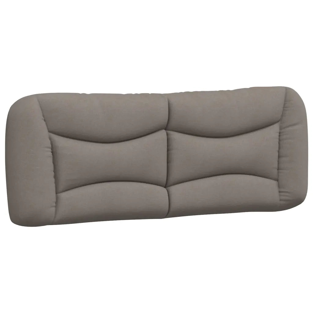 Letto con Materasso Hvar Tortora 120x200 cm in Tessuto