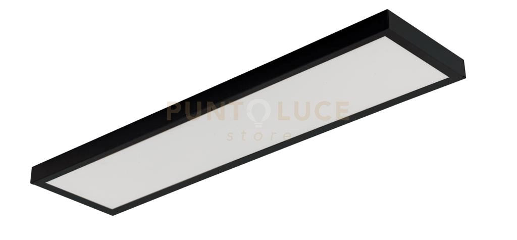 STRUTTURA NERA PER PANNELLO LED 29,8X119,8X4,5CM