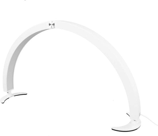 Lampada da Cura delle Ciglia a LED - 28 pollici 40W 3200K-5600K - 10 Livelli di Brillantezza 7 Colori - Lampada da Dito Regolabile per Bureaucura .