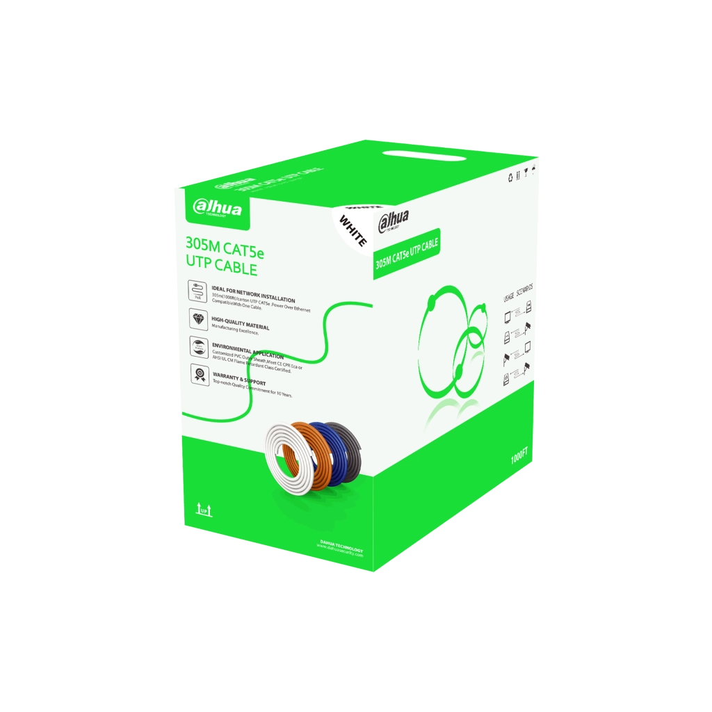 Dahua 305m Matassa Cavo Lan UTP CAT5e CCA PFM922I-5EUN-C
