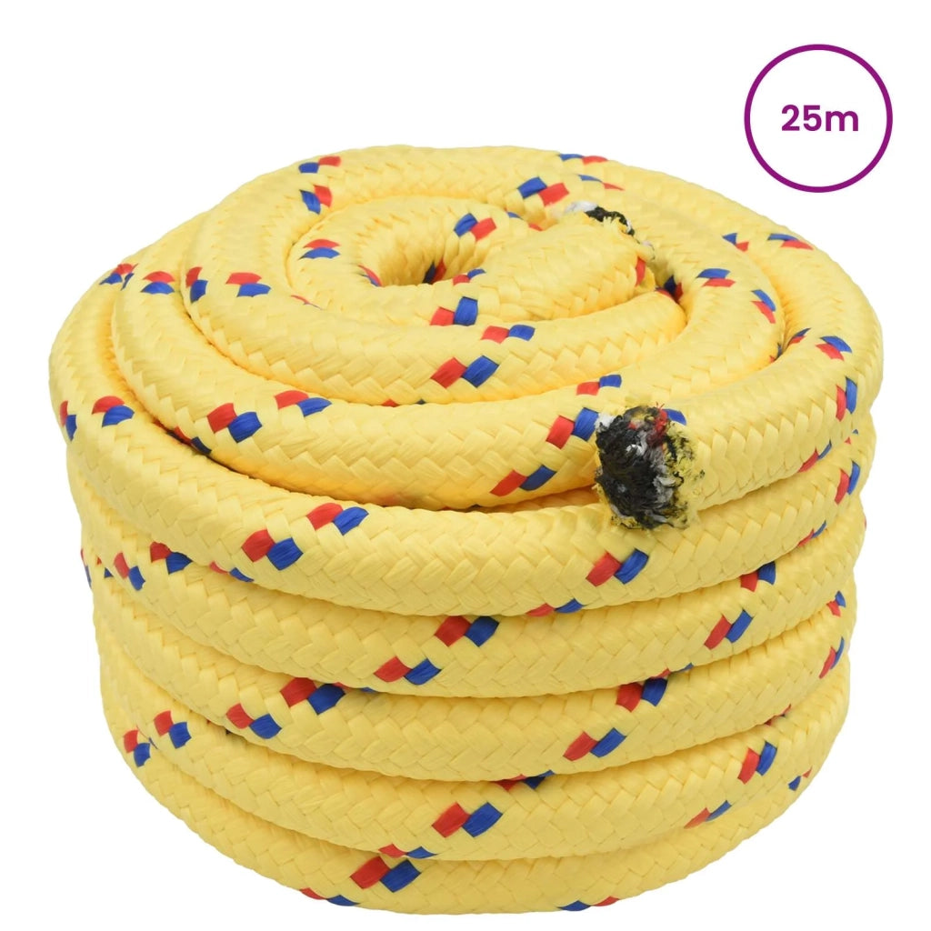 Corda | Fune da Barca 25 m 3 Giallo PP