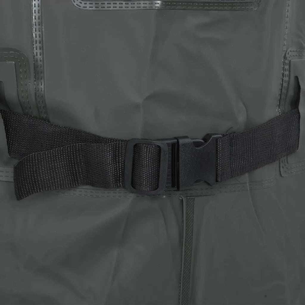 Wader con Stivali e Cintura Verde Scuro Taglia 46 4016998