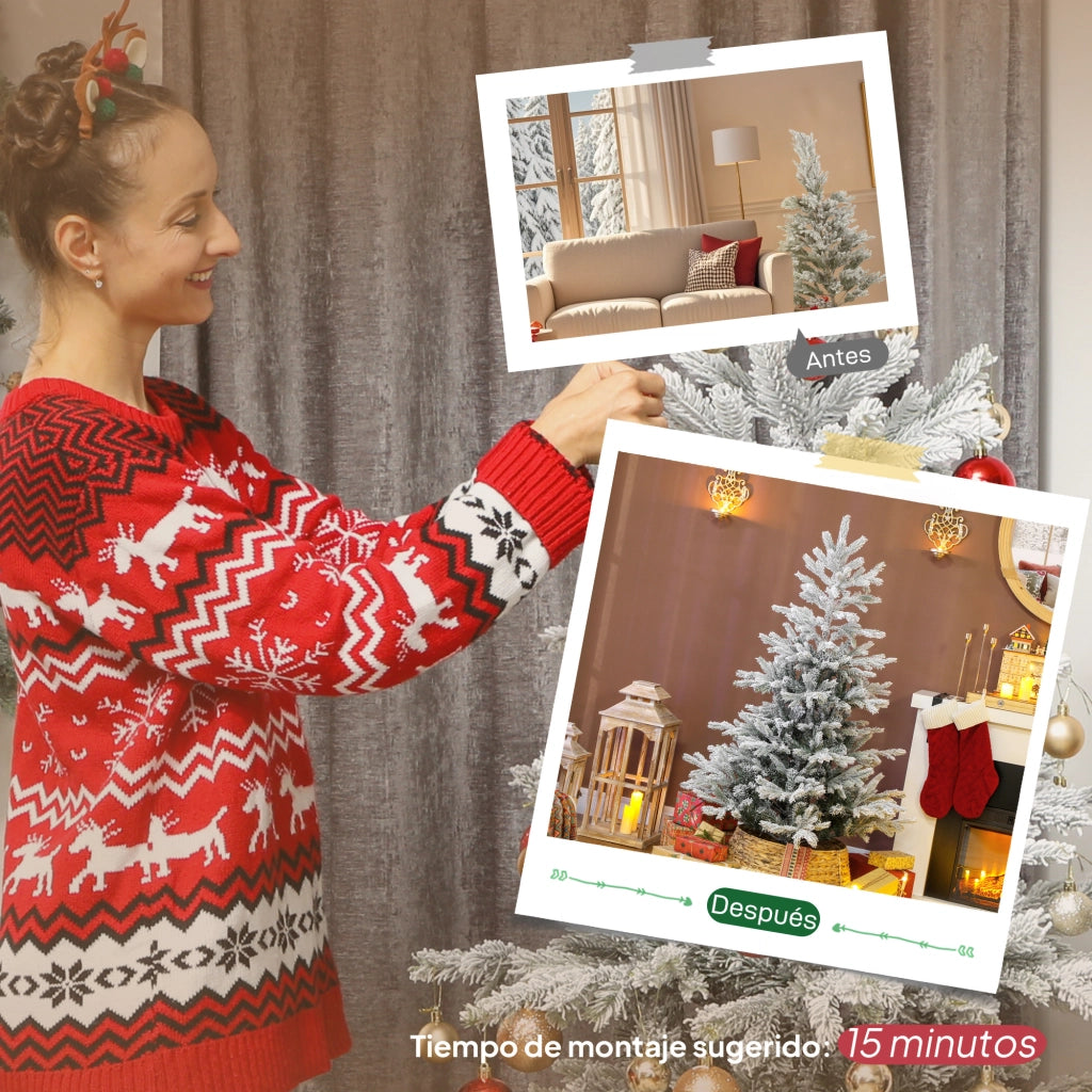 Albero di Natale Nevado ¨C Zephmum ¨C 150 cm 828 Ramit Base Pieghevole
