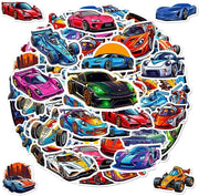 Sticker Decorativi per Skateboard e Chitarra - 100 pezzi - Autoadesivi - Impermeabili - Decorativi - Vari Dimensioni