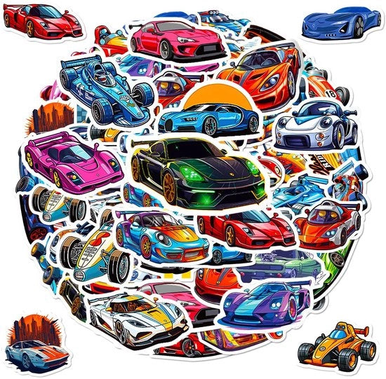 Sticker Decorativi per Skateboard e Chitarra - 100 pezzi - Autoadesivi - Impermeabili - Decorativi - Vari Dimensioni