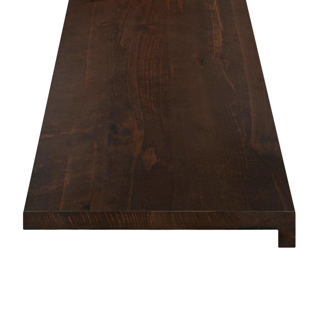 Tappeti per scale 4 pz 80 x 25 x 2 cm Marrone Scuro 3446233