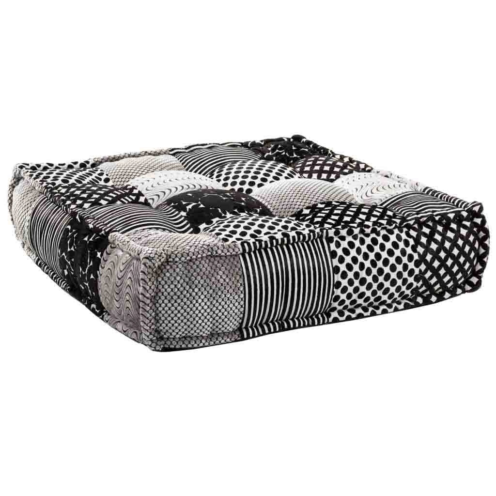 Cuscino da terra grigio 80x80x20h