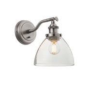 Applique retro regolabile con interruttore argento E14 Endon