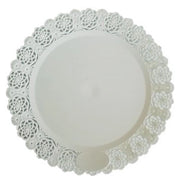 MAURY'S VASSOIO TRINATO TONDO IN PLASTICA TRASPARENTE DIAMETRO 28 CM