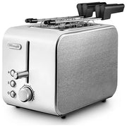De’Longhi CTX 2203.W tostapane 2 fetta/e 550 W Argento, Bianco