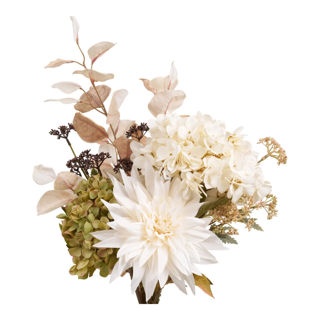 Pianta Artificiale Hydrangea, Multicolore, Plastica, 30,5x25,5x67 cm