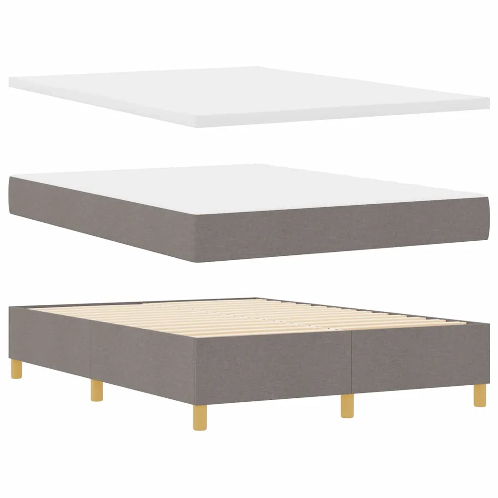 Letto a Sorgente LED con materasso Talpa 160 x 200 cm Tessuto
