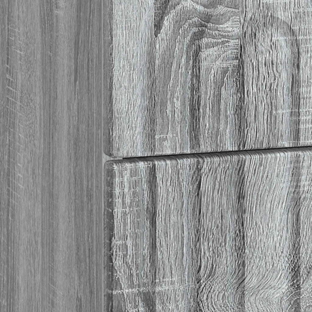 Armadio da Notte con cassetto Grigio Sonoma 43 x 34,5 x 48 cm 894077