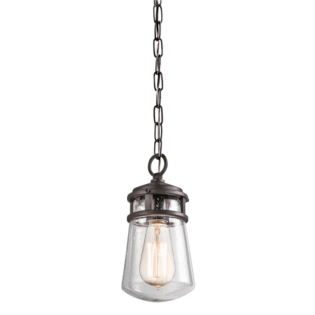 Lampada a sospensione esterna Lyndon Kichler E27 bronzo