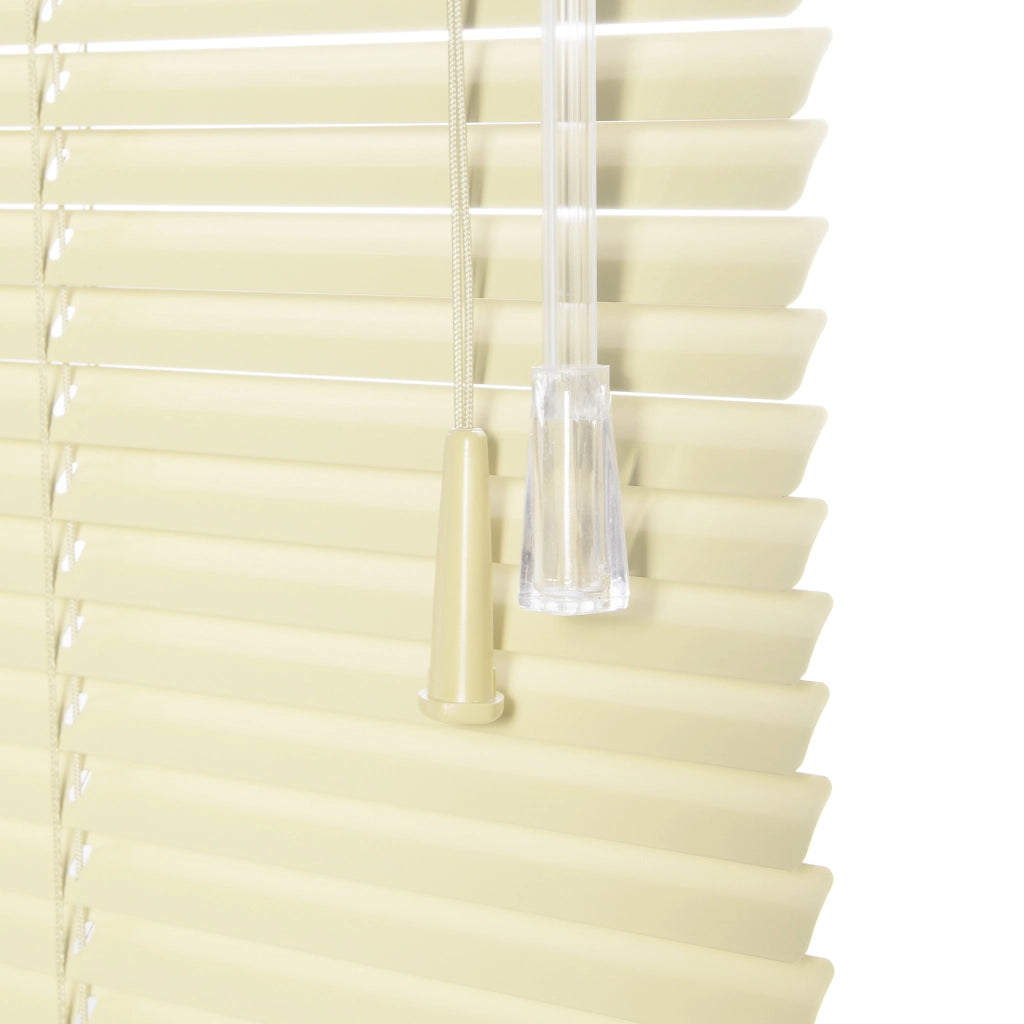 VIEWTEX Veneziana in alluminio  25mm vaniglia  120 X 250cm - Made in Europe - 5 anni di garanzia