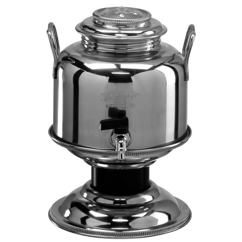 Maffei 153615 Fusto inox 5 litri con rubinetto e supporto altezza 370 mm diametro 235 mm colore Acciaio