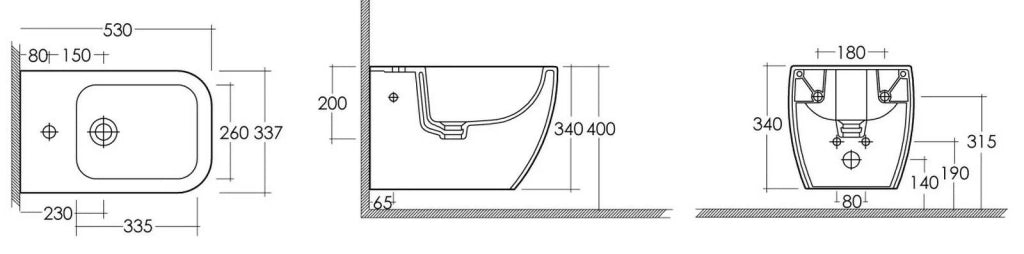 Bidet sospeso metropolitan