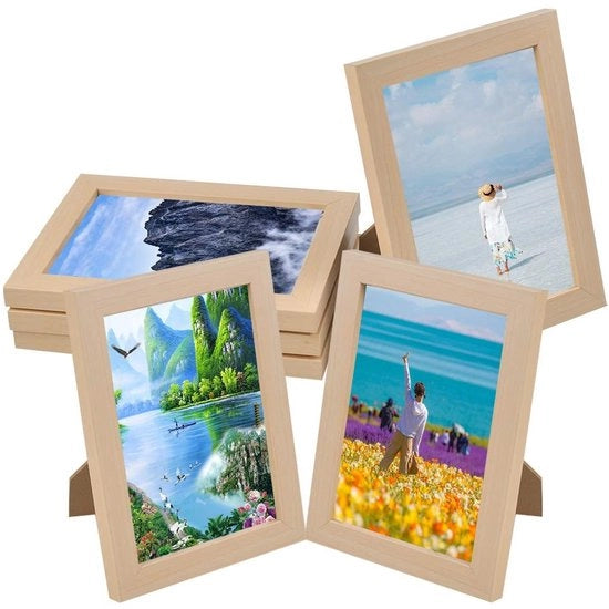 Set di cornice in legno, 4 pezzi, 13 x 18 cm