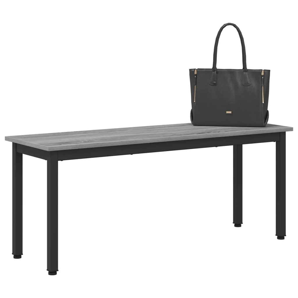 panchina Grigio Sonoma 110 x 35 x 45 cm Legno ingegnerizzato 892599