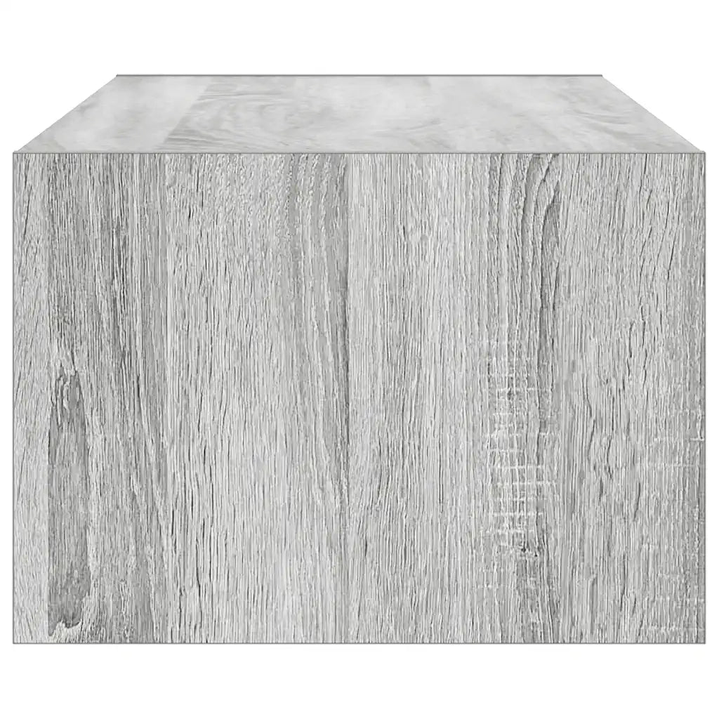 Mobile Porta TV con Luci LED-Mobile per TV-Credenza TV Grigio Sonoma 100X35,5x25 cm