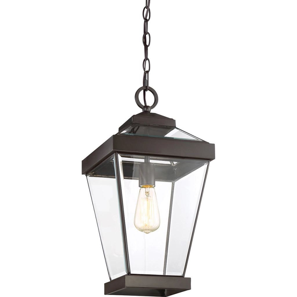 Lampada a sospensione esterna Quoizel Ravine bronzo E27
