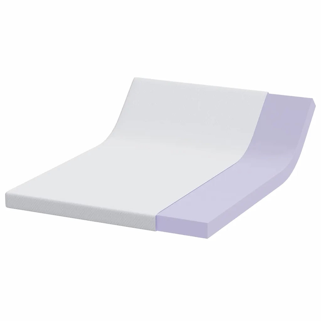 Topper per materasso Bianco 160 x 200 cm Tessuto Jacquard 4106250