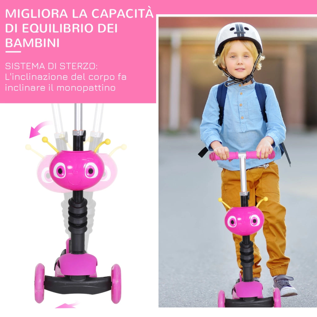 Monopattino 3 Ruote per Bambini ¨C Minimal ¨C Altezza Regolabile