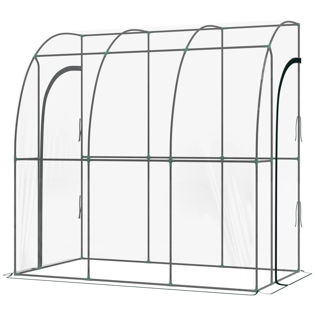Serra da giardino ¨C zephmum ¨C Trasparente 214x118x212 cm