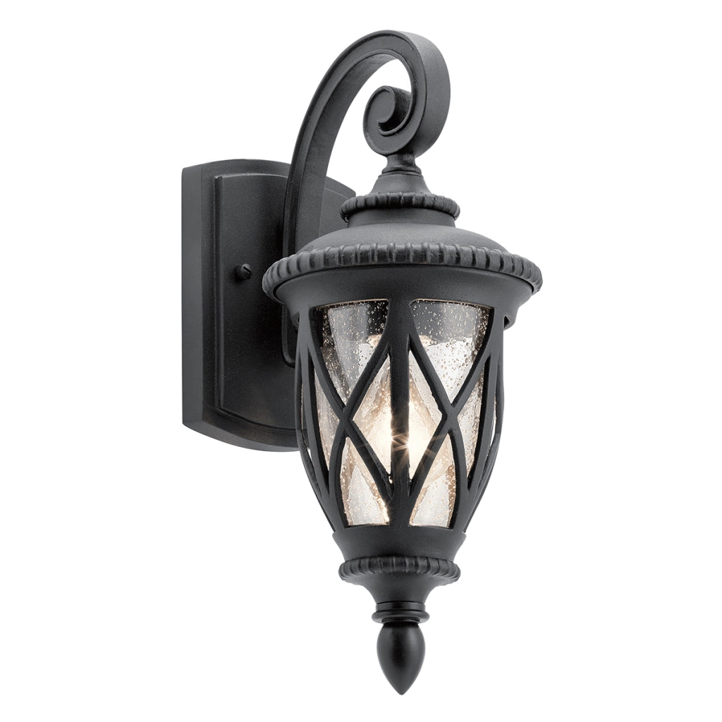 Applique esterna nera E27 60W Admirals Cove Kichler