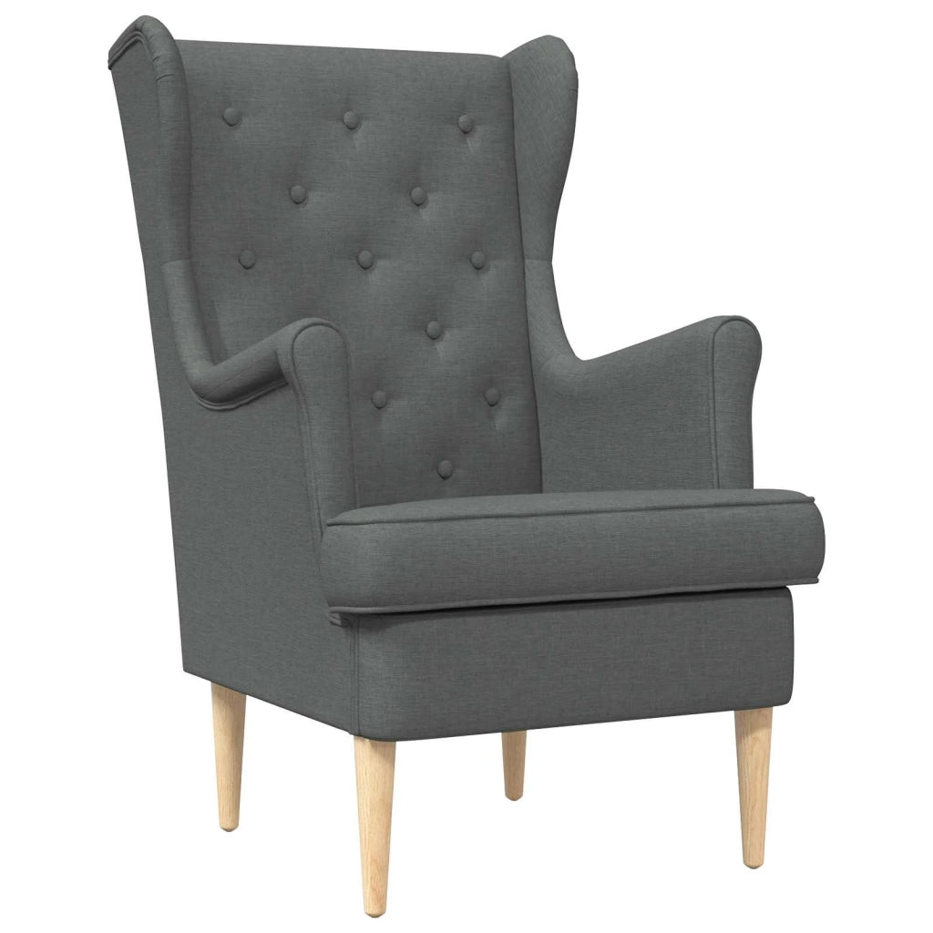 Poltrona Grigio Scuro Tessuto 42029919