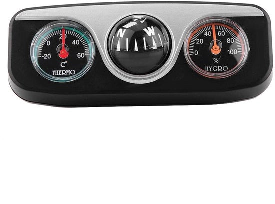 Navigatore da Viaggio 3 in 1 - Termometro/Umidificatore - Portatile - Per Auto/Barche/Biciclette - Compatta - Misurazioni Precise - Navigatore da Console