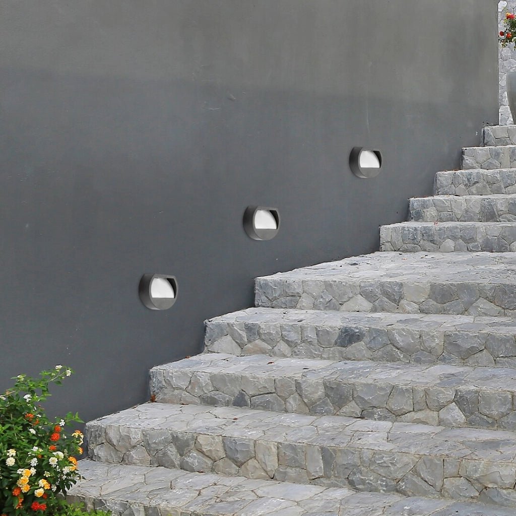 Applique esterna solare LED Narmada nera IP44 Rabalux