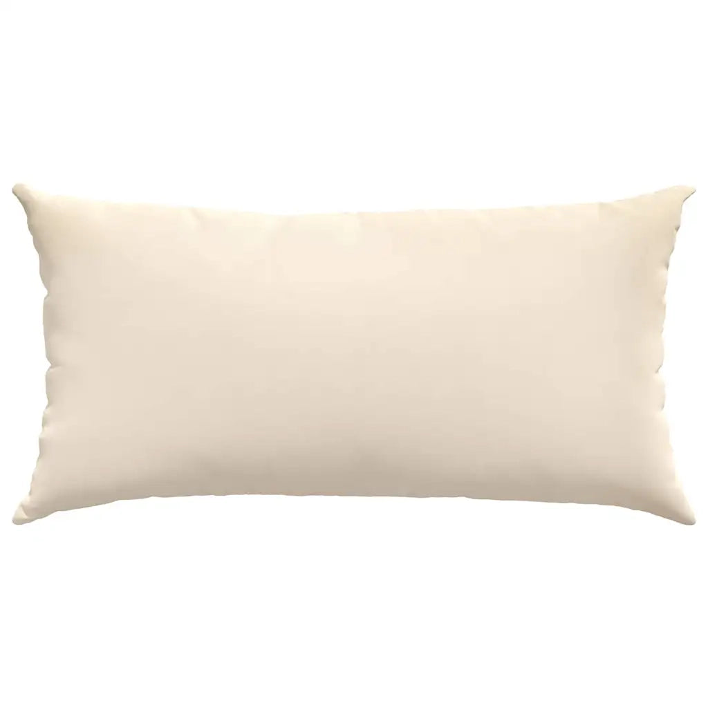 Cuscini da Divano 2 pcs Beige 80 x 40 cm Tessuto 42013730